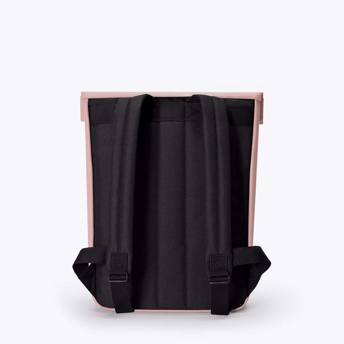 Kito Mini Lotus Rose Backpack rear view showcasing padded straps and waterproof roll-top design.