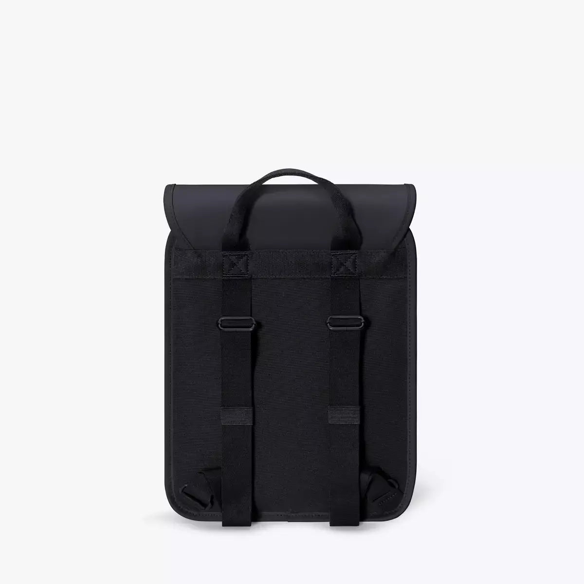 Adina Mini Lotus Infinity Black Backpack in black with adjustable straps and waterproof closure.