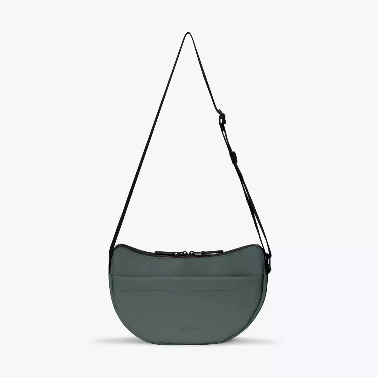 Alva Medium Lotus Infinity Pine Green Shoulder Bag with adjustable strap and waterproof material.