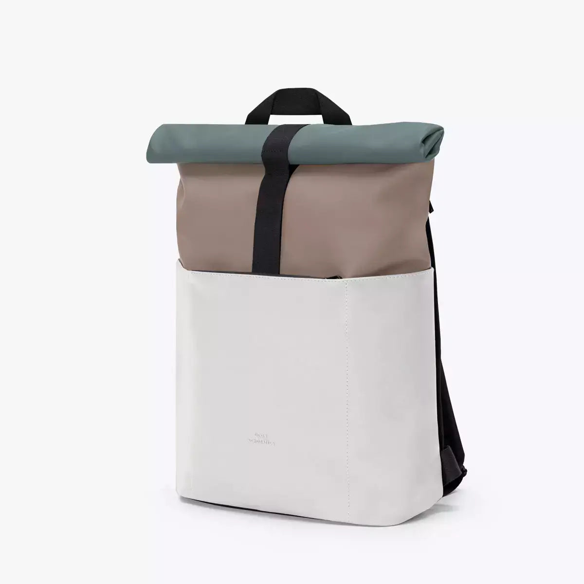 Hajo Mini Lotus Infinity Dark Sand Glacier Grey Backpack in stylish design with padded straps and waterproof material.