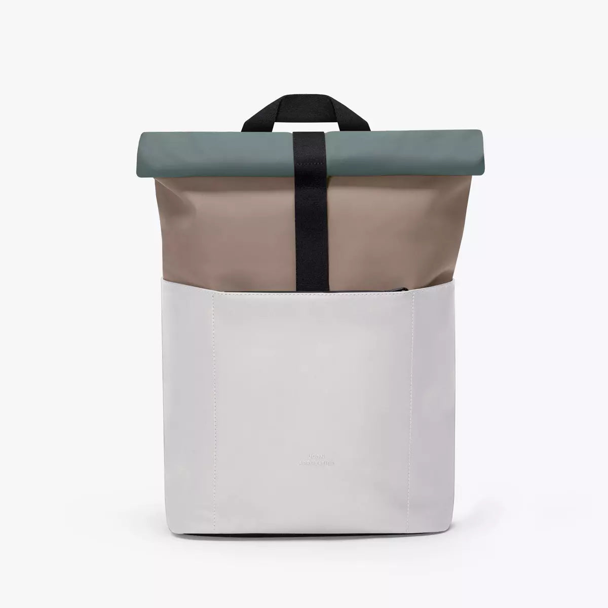 Hajo Mini Lotus Infinity Dark Sand Glacier Grey Backpack showcasing a stylish and durable design.