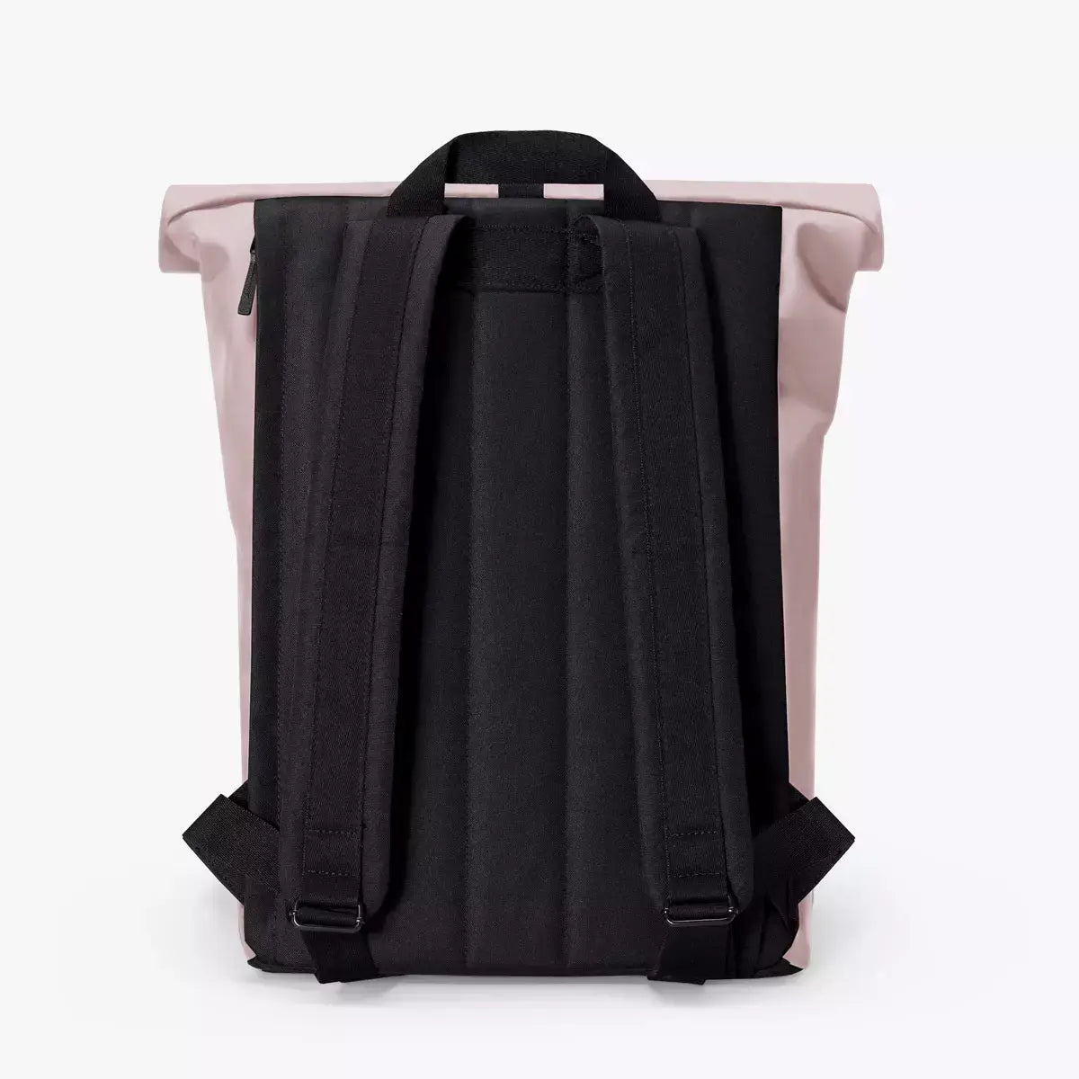 Back of Jannik Mini Lotus Infinity Light Rose Backpack showcasing straps and waterproof material.