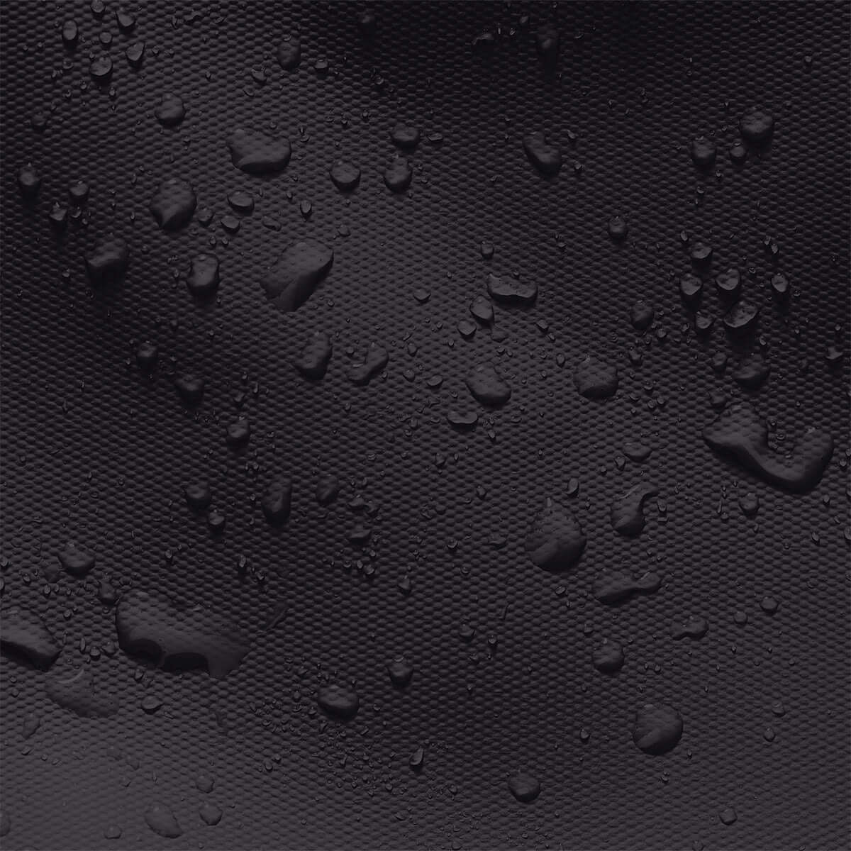 Waterproof texture showing droplets, ideal for Jasper Aloe Black Backpack material.