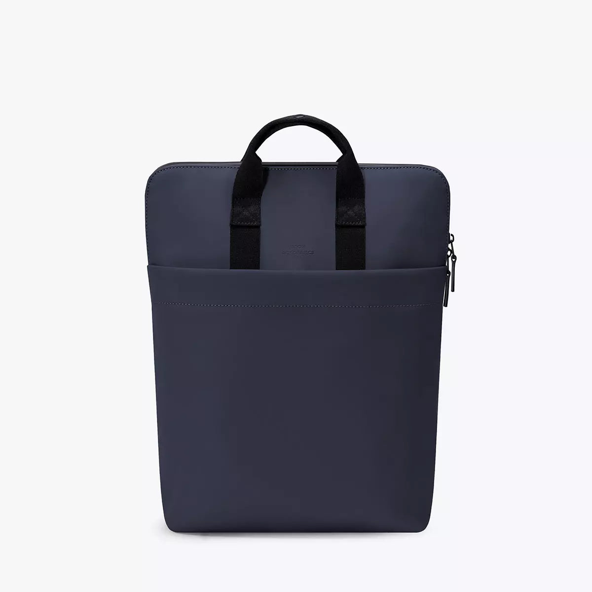 Masao Lotus Dark Navy Backpack featuring dual handles and a sleek design for laptops.