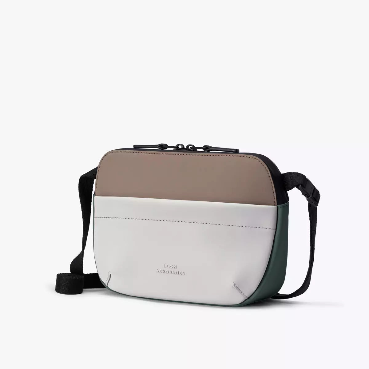 Melvin Medium Lotus Infinity Dark Sand Glacier Grey Bum Bag in multi-color design with adjustable strap.