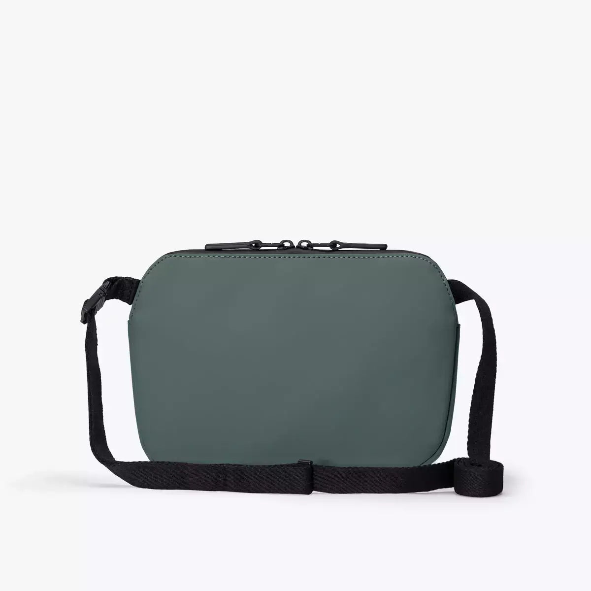 Melvin Medium Lotus Infinity Dark Sand Glacier Grey Bum Bag in dark green color with adjustable strap.