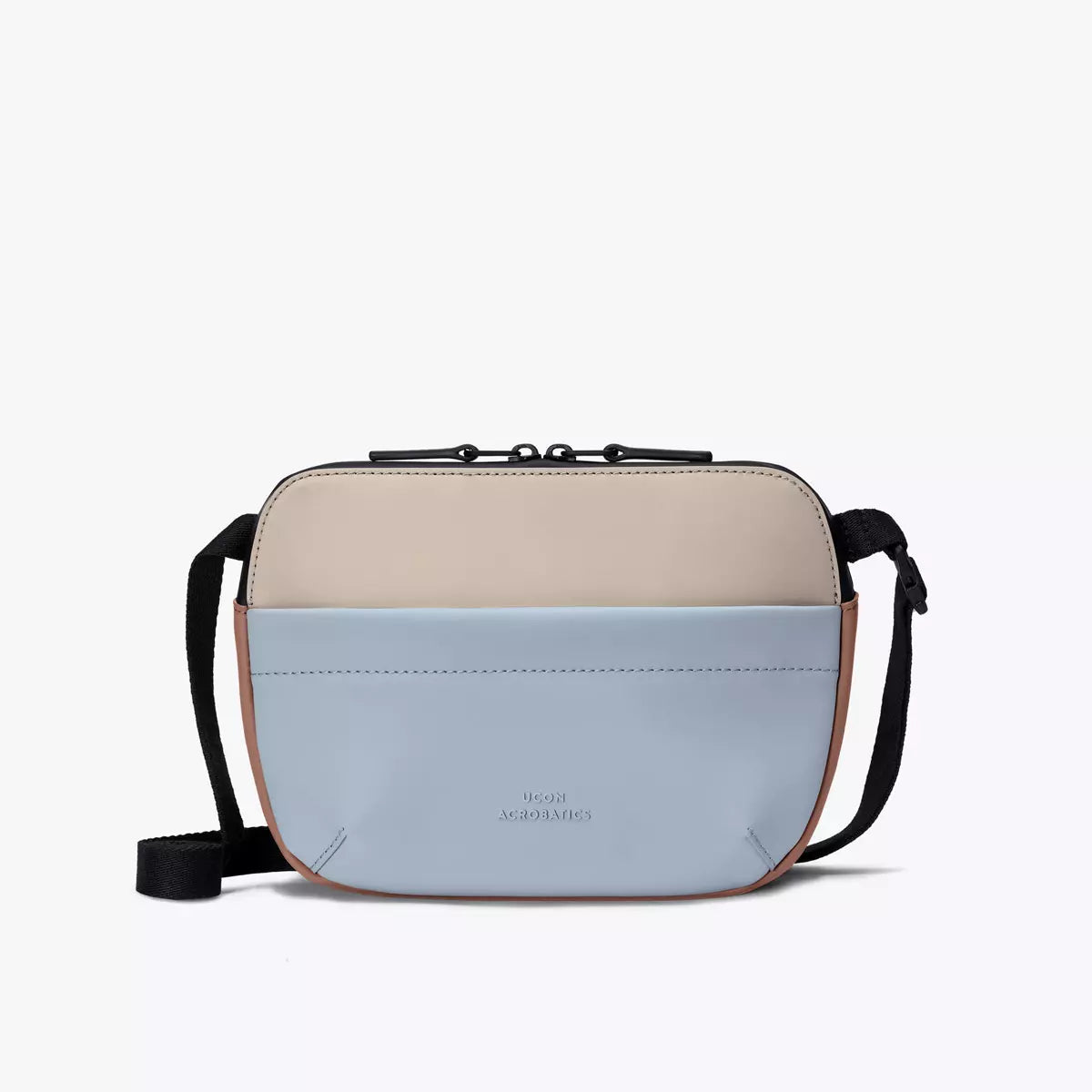 Melvin Medium Lotus Infinity Light Sand Fog Blue Bum Bag, ultra durable and waterproof shoulder bag in unique colors.