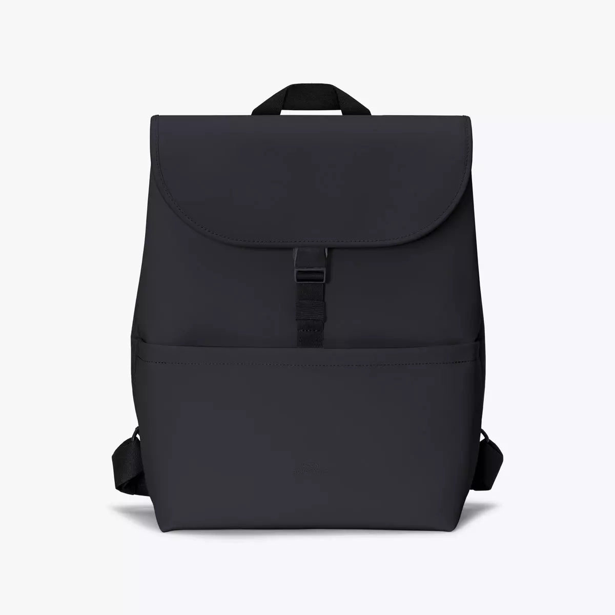 Mion Mini Lotus Infinity Black Backpack with waterproof design and scratch-resistant material.