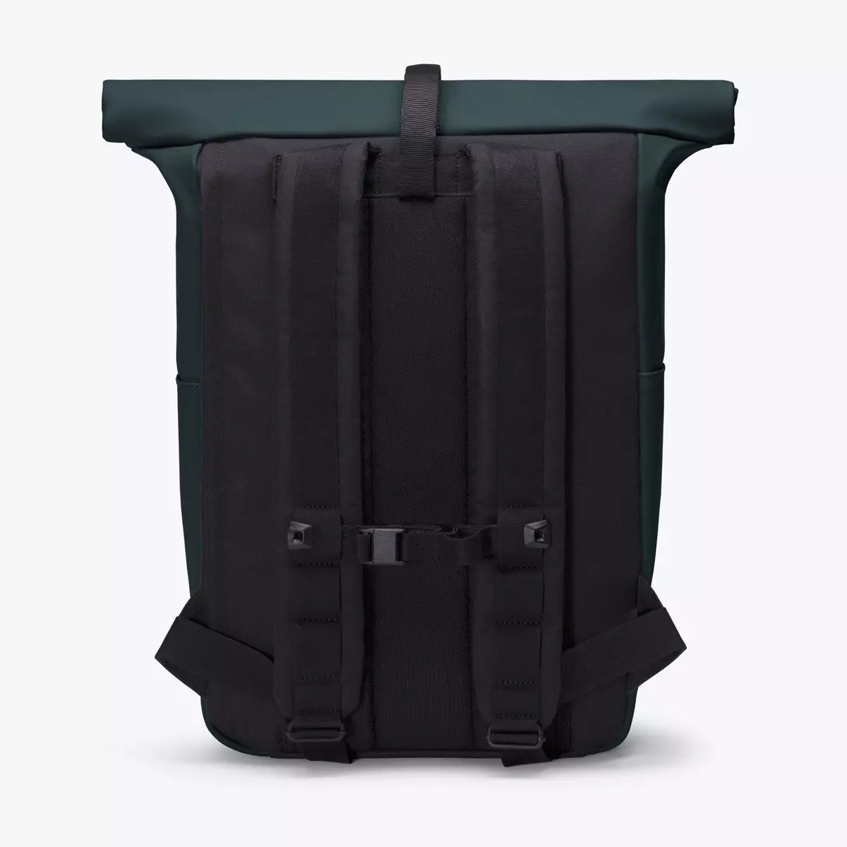 Back view of Yuto Medium Lotus Infinity Forest Backpack showcasing its durable design and adjustable straps.
