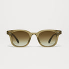02 Core Green Sunglasses front view with anti-scratch lenses and stylish design for small to medium heads.