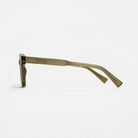 02 Core Green Sunglasses side view showcasing durable acetate frame and adjustable fit.