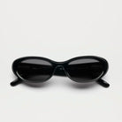09 Core Black Sunglasses with anti-scratch lenses and UVA + UVB protection, unisex design.