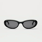 09 Core Black Sunglasses featuring durable Acetate, anti-scratch lenses, unisex design, and 100% UVA + UVB protection.