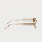 Side view of 09 Core Ecru Sunglasses showcasing durable Acetate material and adjustable fit.