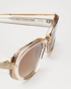 09 Core Ecru Sunglasses close-up with a stylish design and anti-scratch lenses.