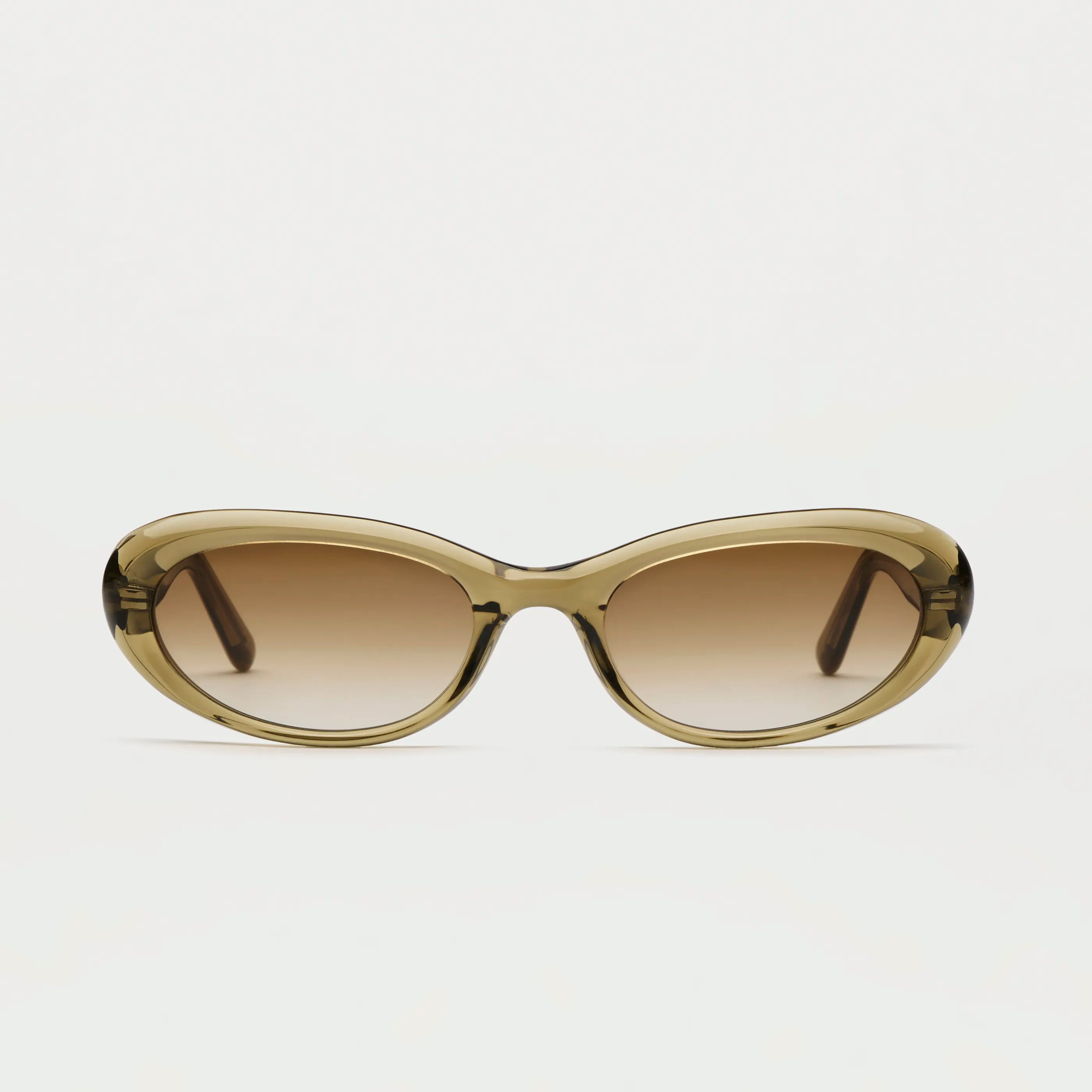 09 Core Green Sunglasses with anti-scratch lenses and durable Acetate material, providing 100% UVA and UVB protection.