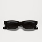 10 Core Black Sunglasses featuring durable Acetate, anti-scratch lenses, and unisex design, ideal for small to medium heads.