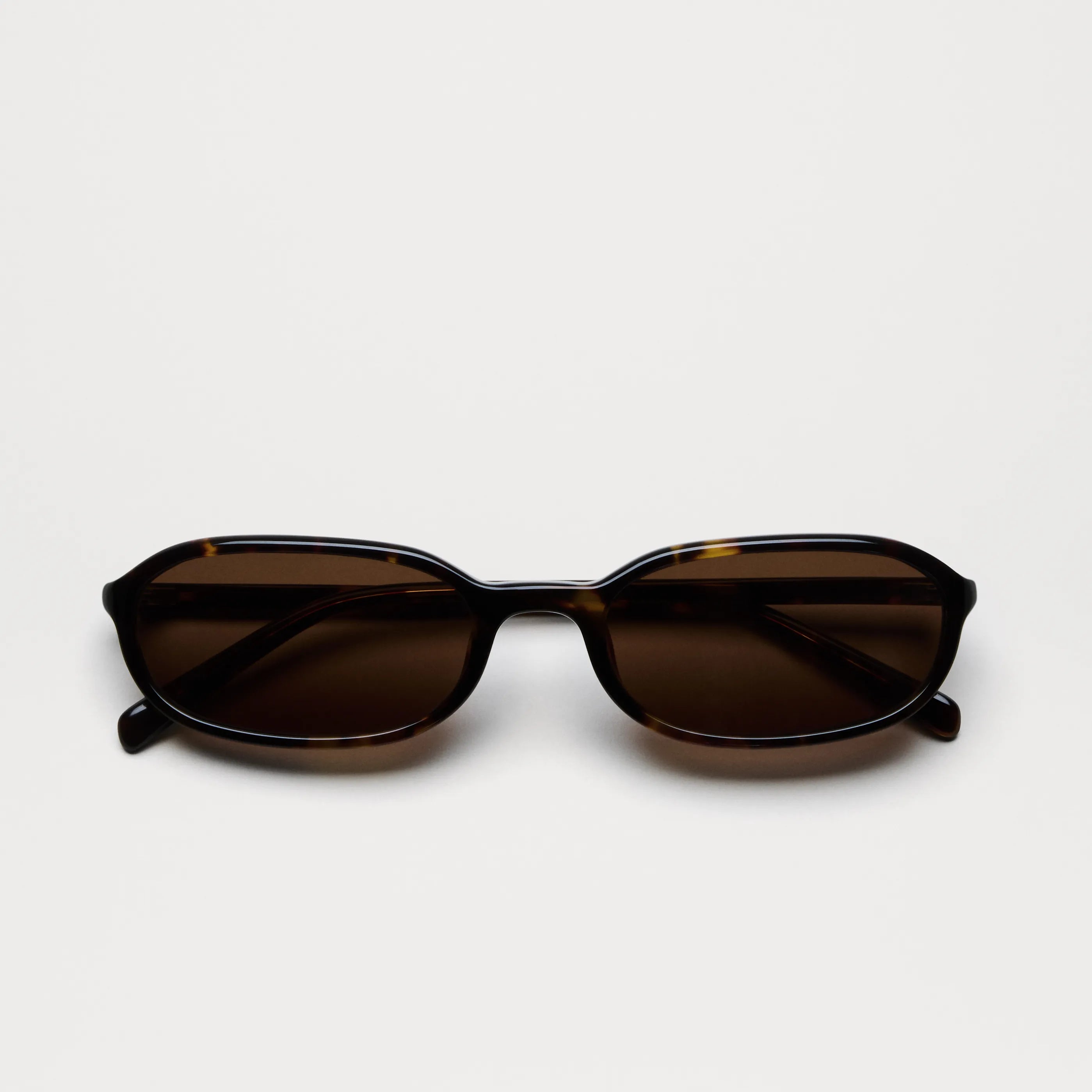 Edith Tortoise Sunglasses front view showcasing stylish design and high-quality lenses.