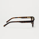 Side view of Kasi Terra Tortoise Sunglasses showcasing the stylish design and high-quality acetate frame.