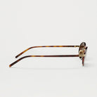 Side view of Lea Royal Tortoise Sunglasses showcasing the stylish design and durable frame.