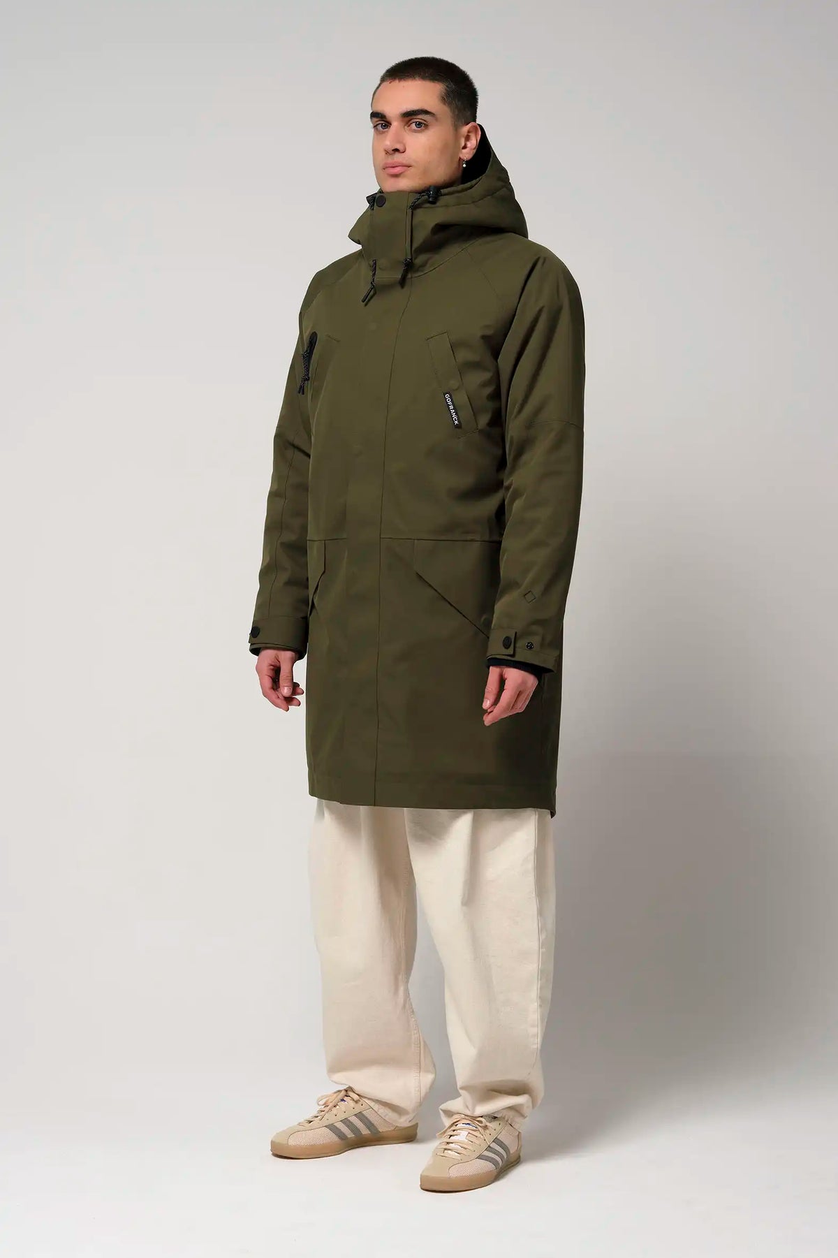 Ozone Dark Olive Green Parka