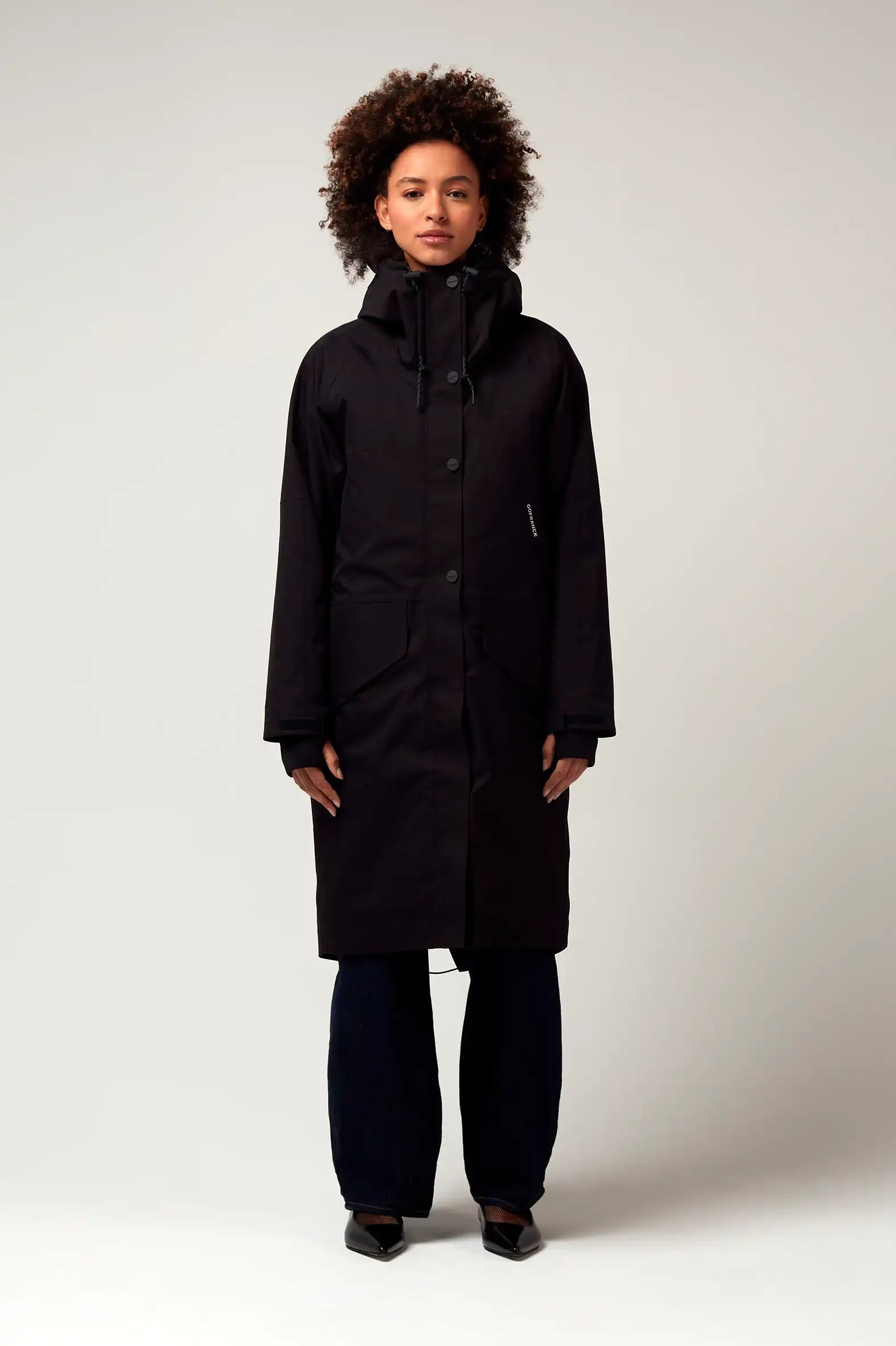 GoFranck Cold Winter Deep Black Parka - FREE 24h delivery