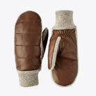 Jeanne Mitt Light Brown Gloves by Hestra, made of hairsheep nappa leather and high-quality wool for warmth in winter.