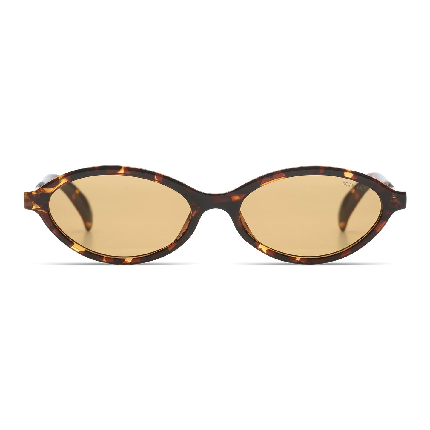 Doris Havana Amber Sunglasses with eco-made bio nylon frame and scratch resistant lenses.