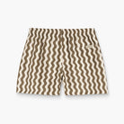 Fine Waver Swim Shorts with wavy pattern, lightweight, quick-drying, comfortable fit, designed in Stockholm.