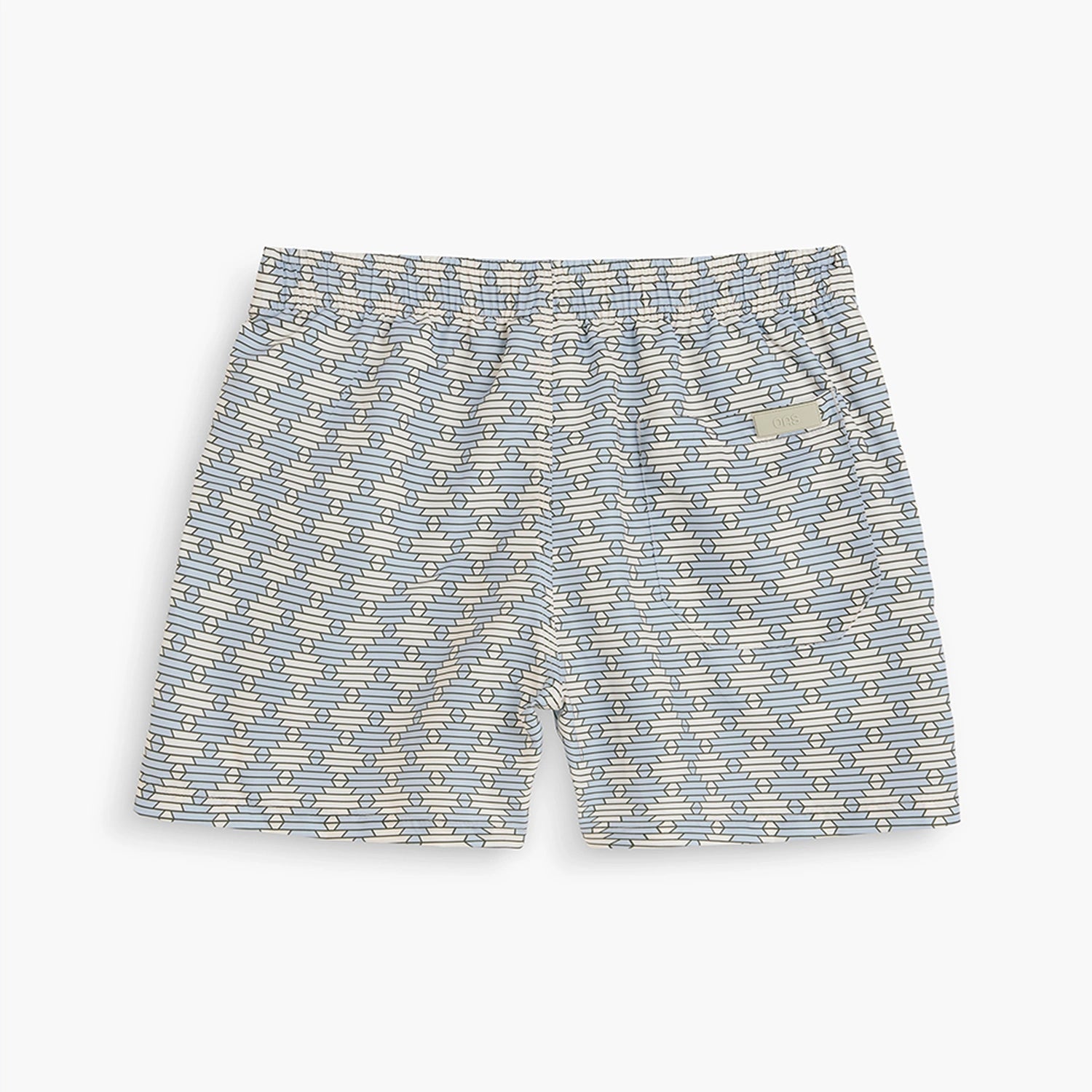 Forti Swim Shorts featuring a lightweight, quick-drying pattern with elastic waist and four pockets.
