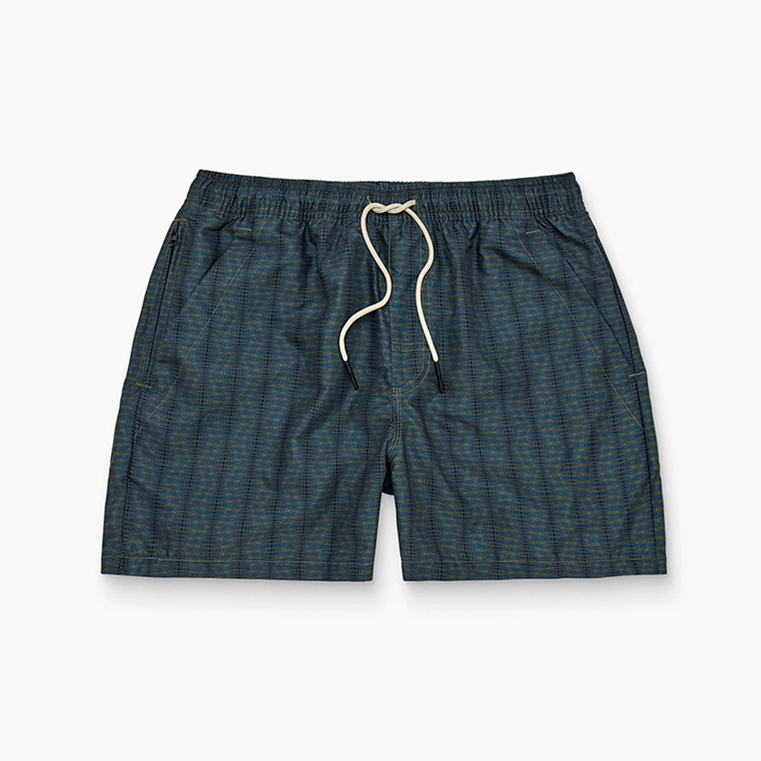 Getrick Swim Shorts in lightweight fabric with elastic waist and multiple pockets, designed in Stockholm.