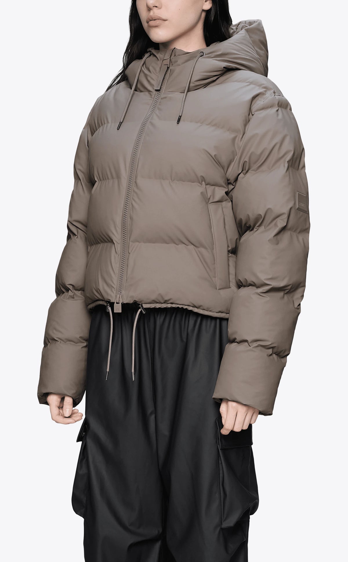 Alta Short Puffer Jacket Cinder Coat