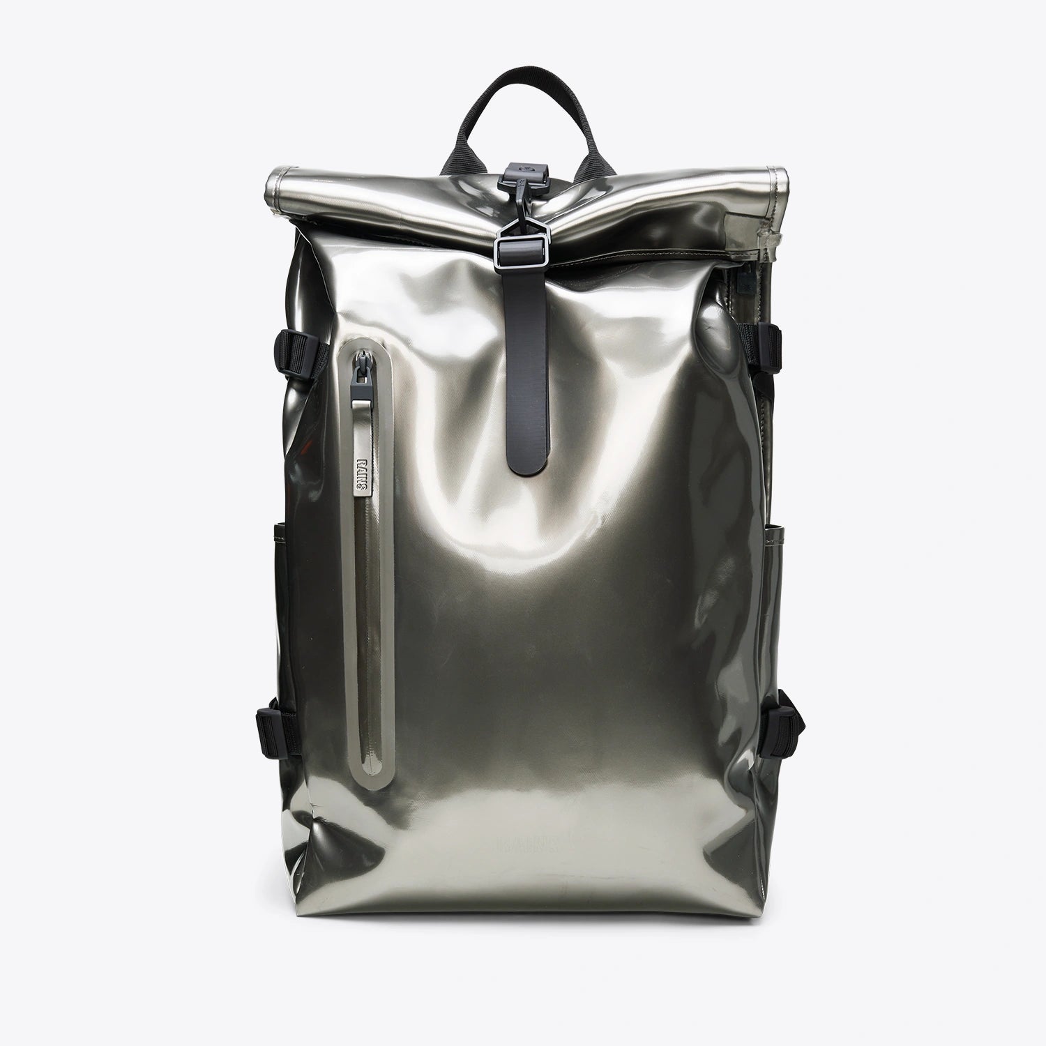 rains white backpack Rolltop Rucksack Large Raven Backpack