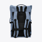 Texel Moulded Backpack Blue Dusk Backpack back view with padded straps and breathable mesh.