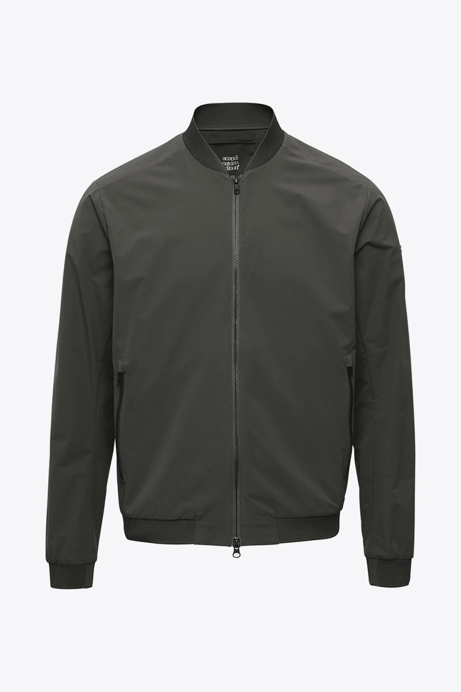 Campo II Dark Olive Jacket lightweight windproof water resistant with zip pockets and breathable fabric.