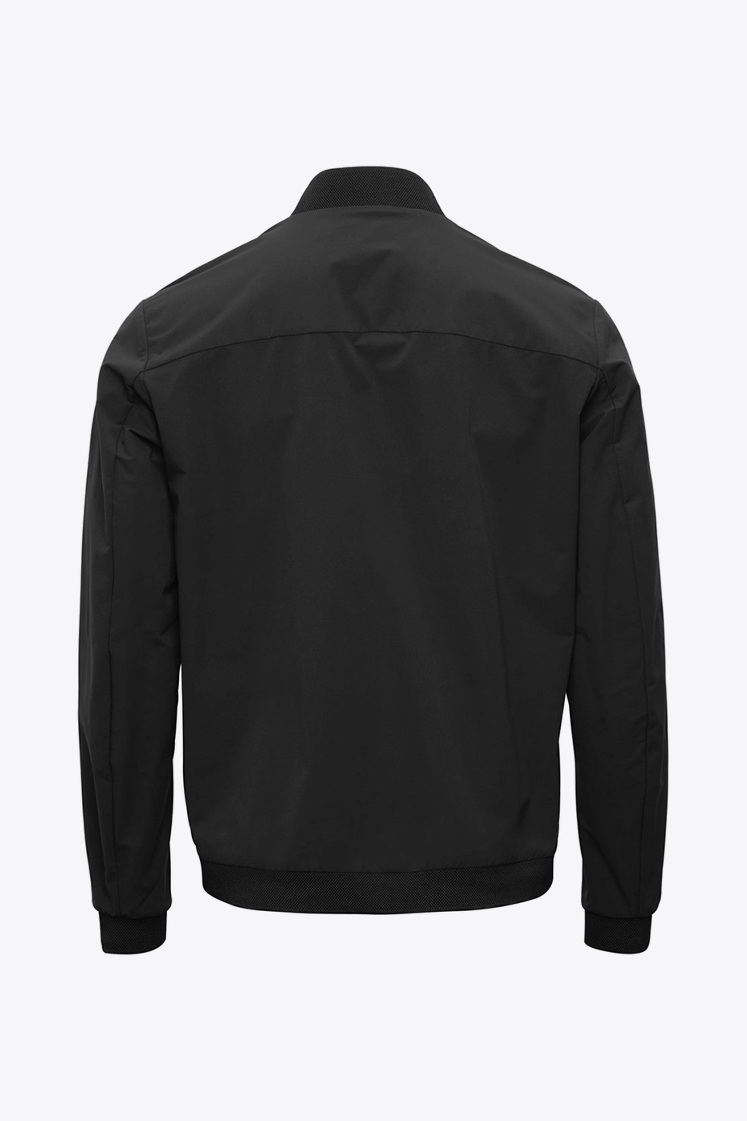 Back view of the Campo II Graphite Jacket showcasing its fitted design and lightweight fabric.