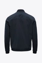 Back view of the Campo II Navy Jacket, a lightweight windproof and water-resistant summer jacket.