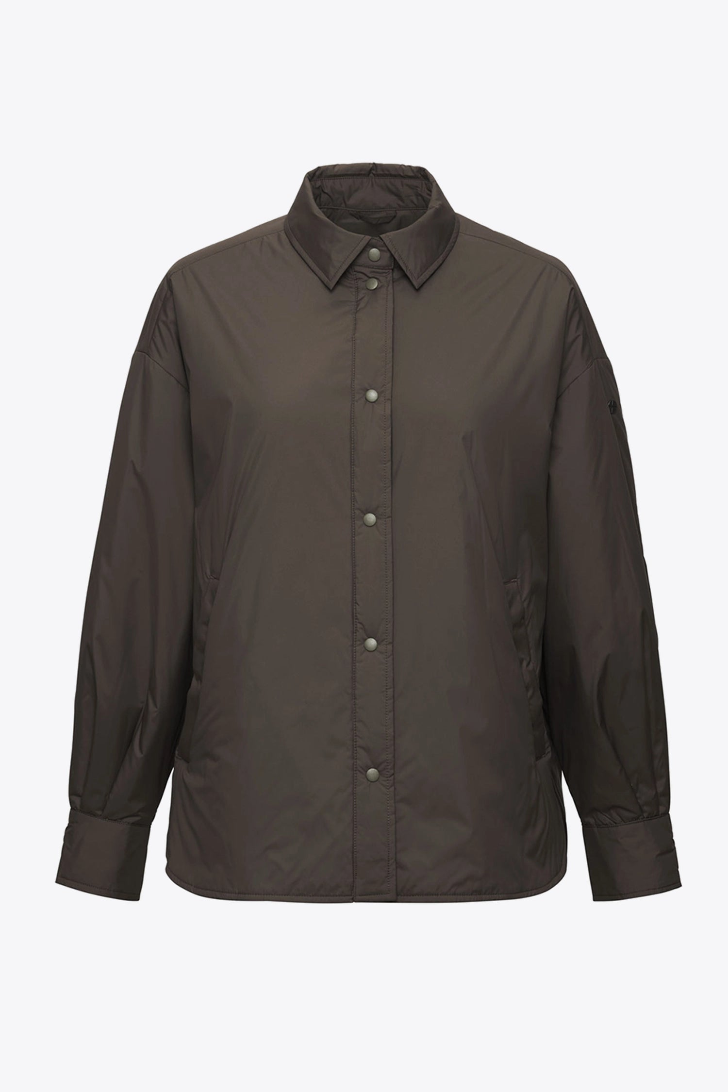 Guide II Major Brown Overshirt in lightweight, waterproof fabric, perfect for spring and autumn outdoor wear.