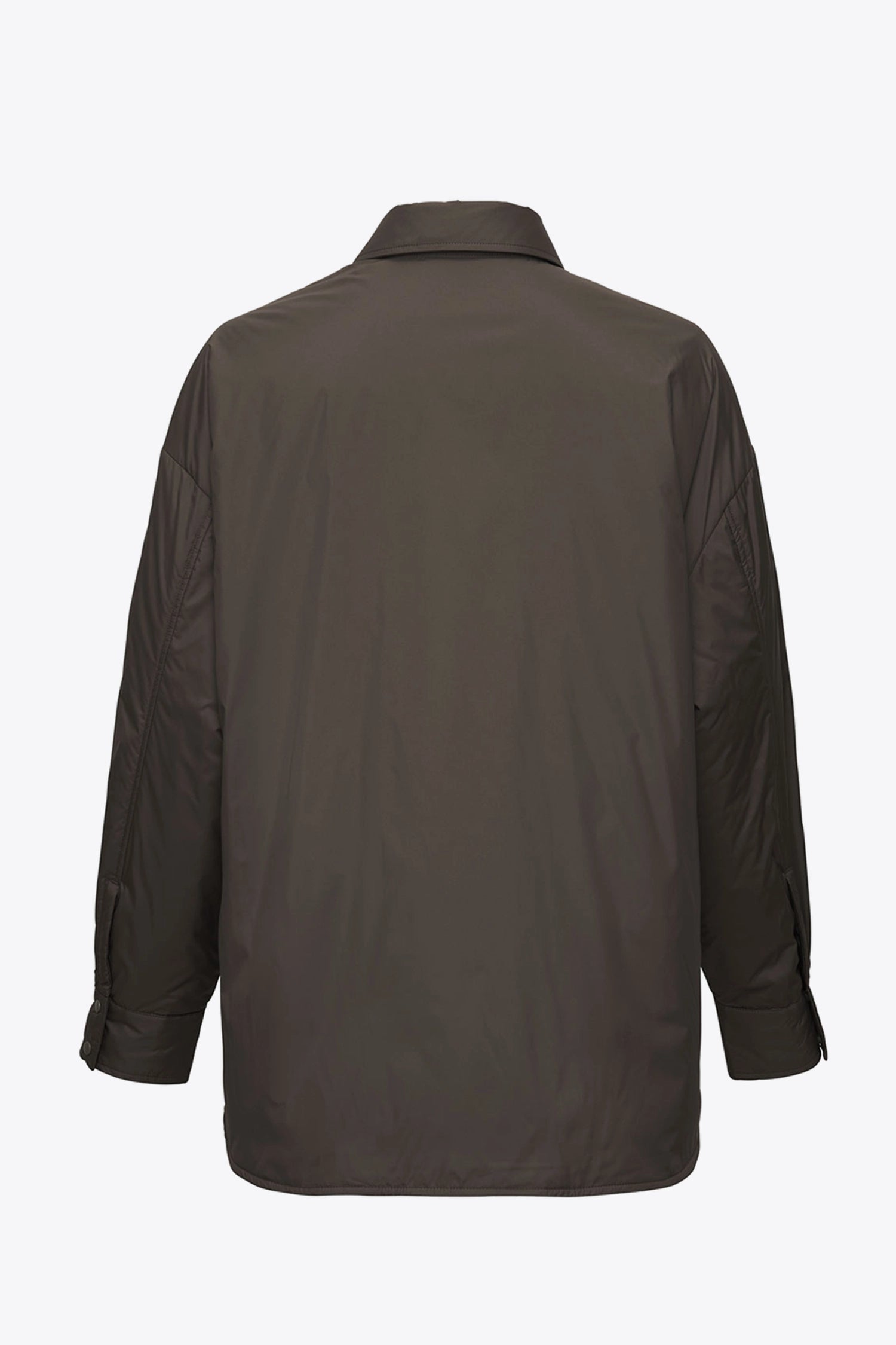 Guide II Major Brown Overshirt, lightweight and stylish, featuring a back view of water-resistant design.