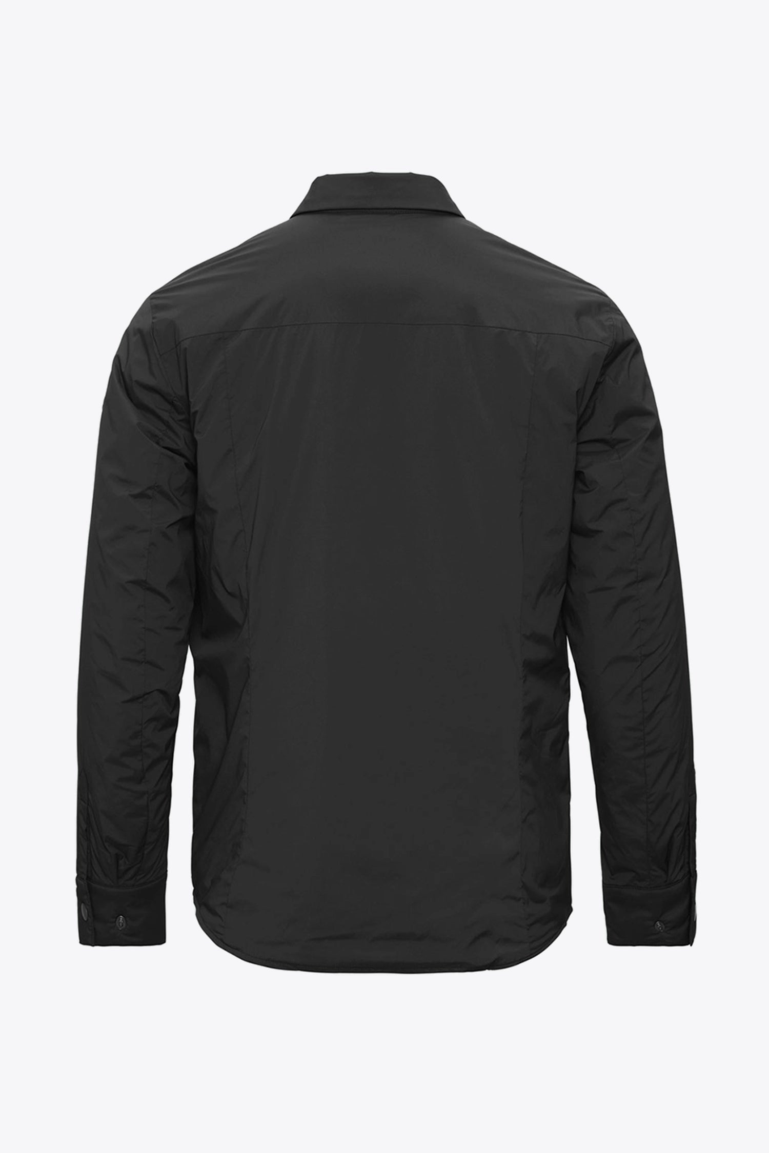 Back view of the Trip II Graphite Overshirt, a lightweight windproof and water repellent summer jacket.
