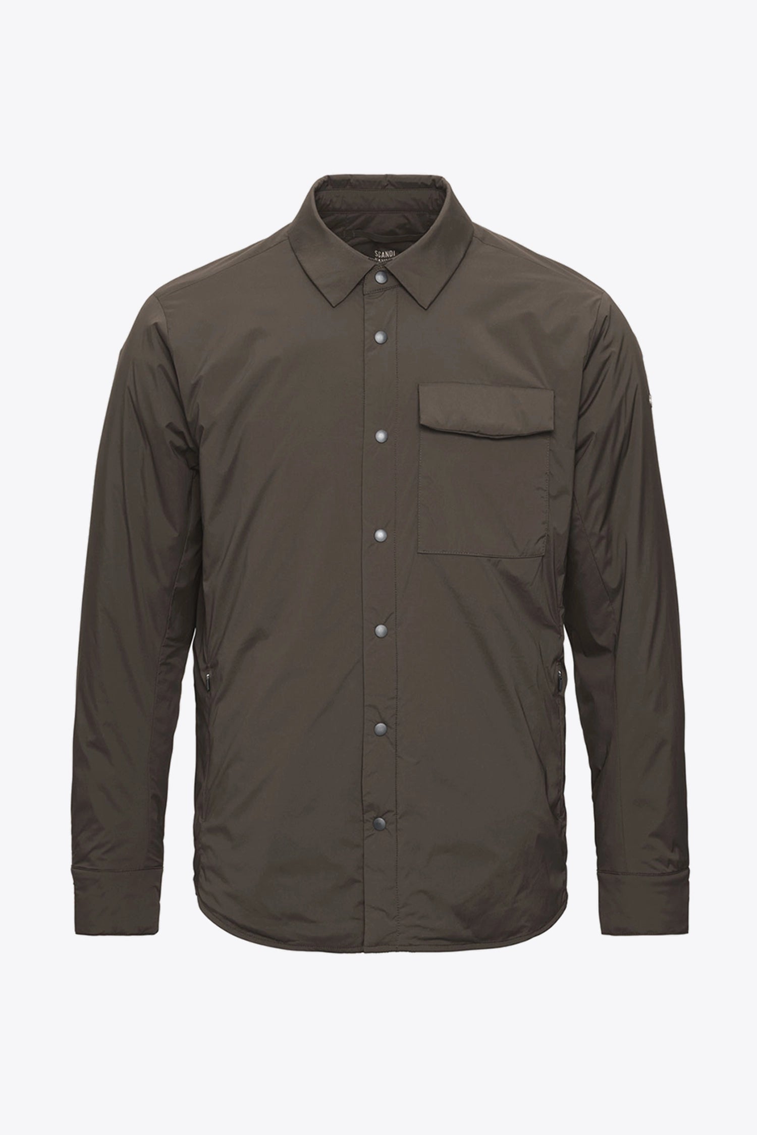 Trip II Major Brown Overshirt lightweight summer jacket with zipped pockets and chest pocket.