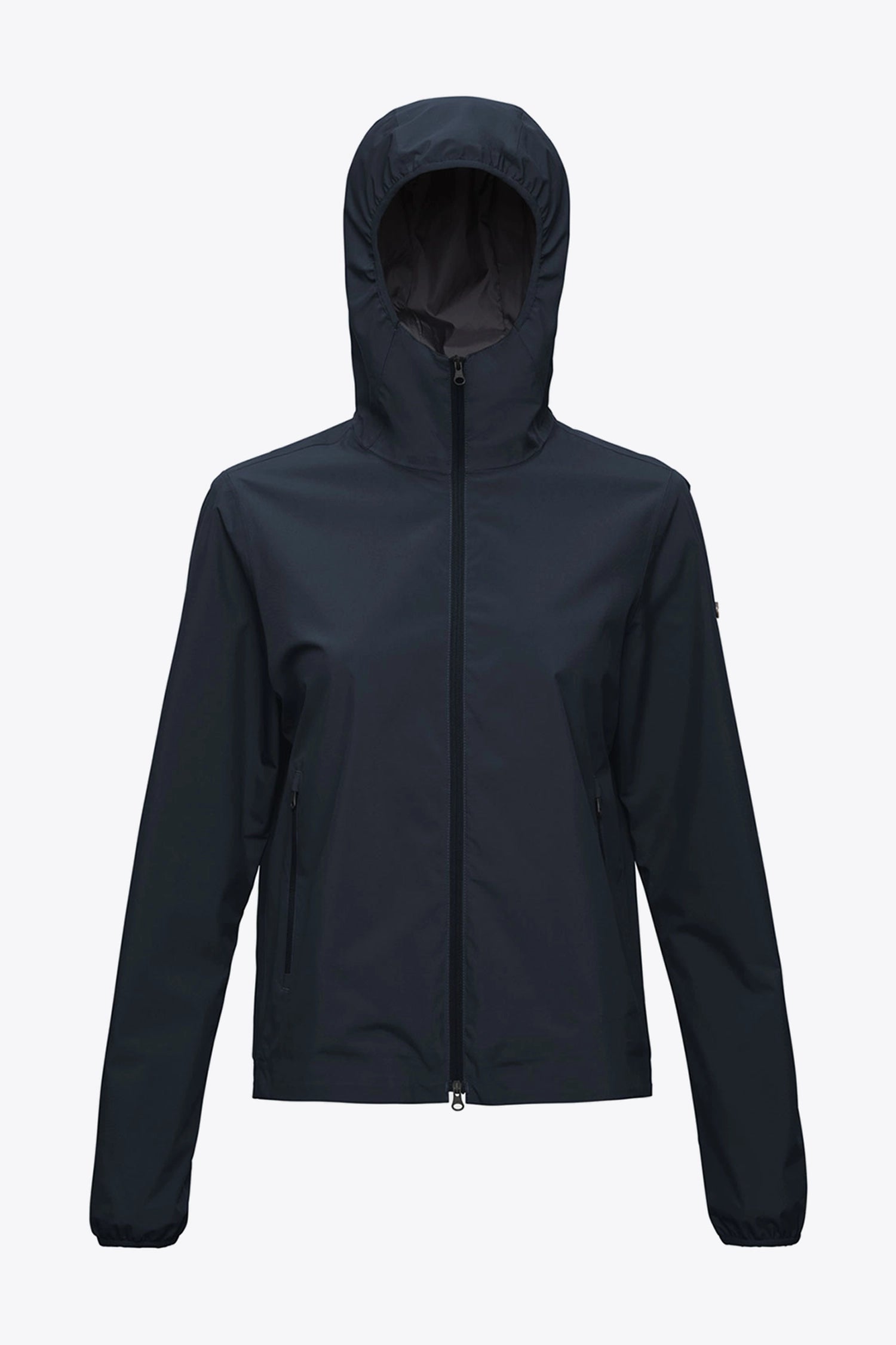 Veil II Midnight Jacket, windproof and waterproof lightweight jacket with a hood and zipped pockets.