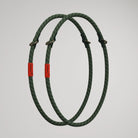 10mm Rope Loop Rifle Green Lattice Carrying Strap shown, durable polyester loops for bags, ideal for heavy carrying.