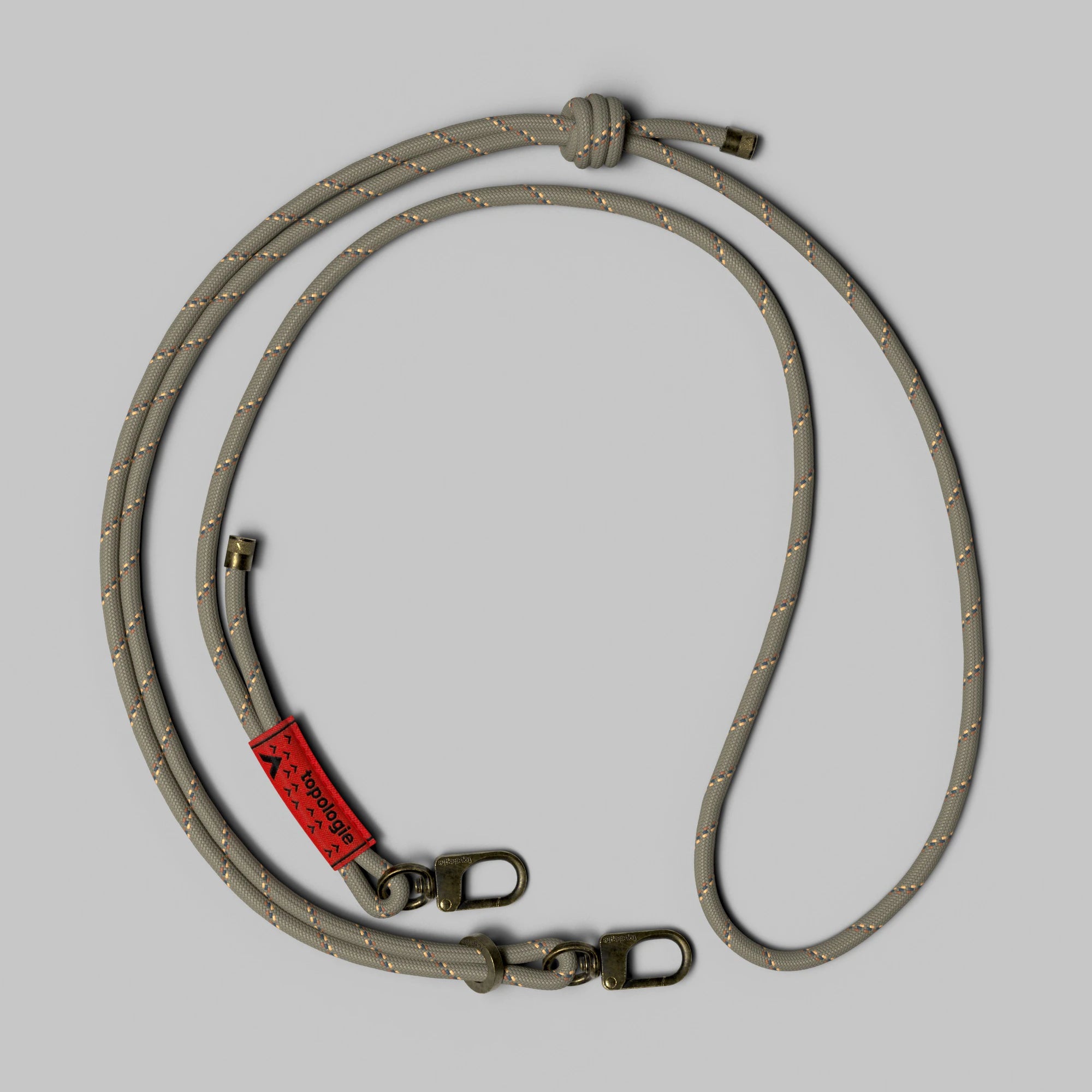 6.0mm Rope Strap Moss Patterned adjustable strap with quick release swivel carabiner and durable sheath.