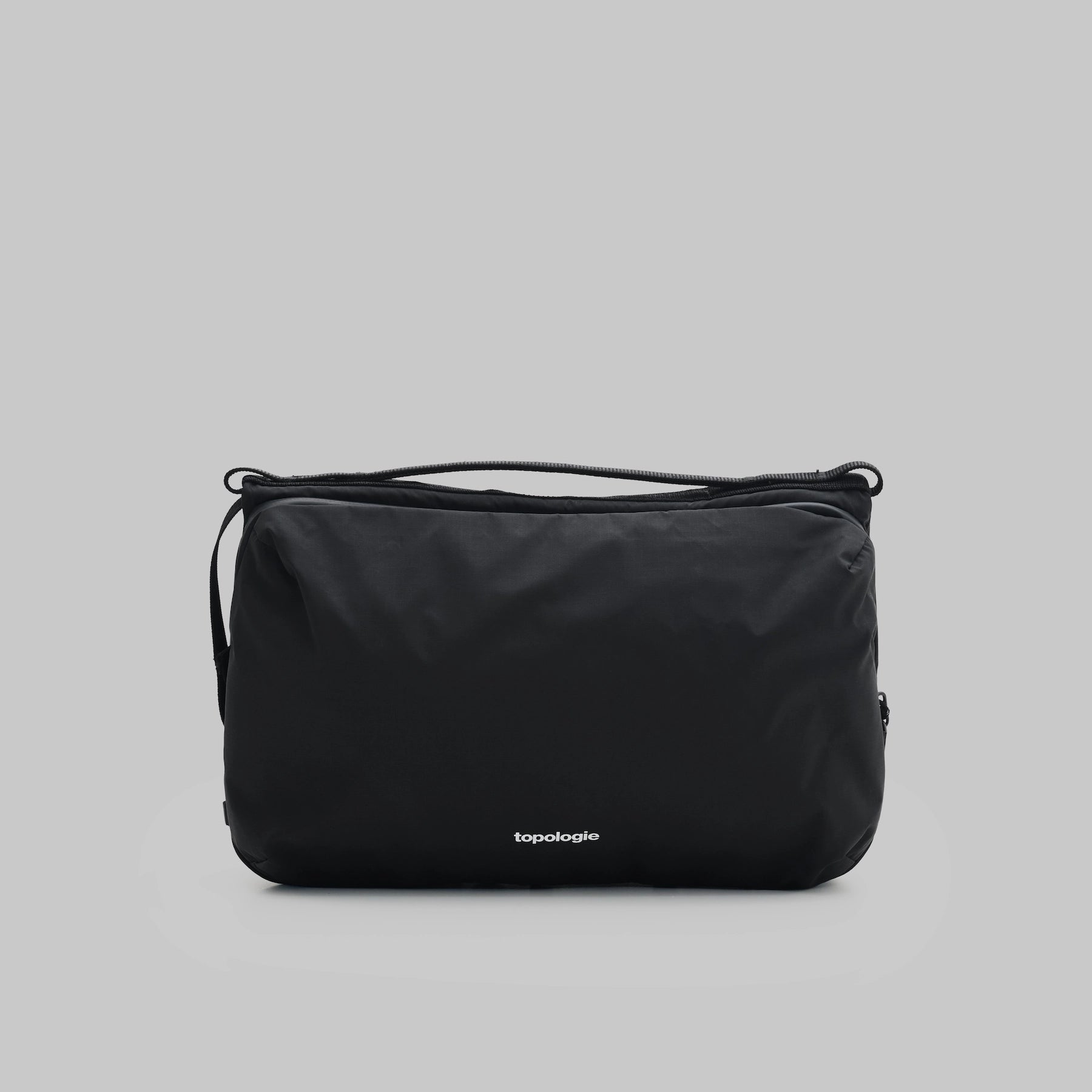 Bottle Sacoche Large Black Tech Sateen Tas