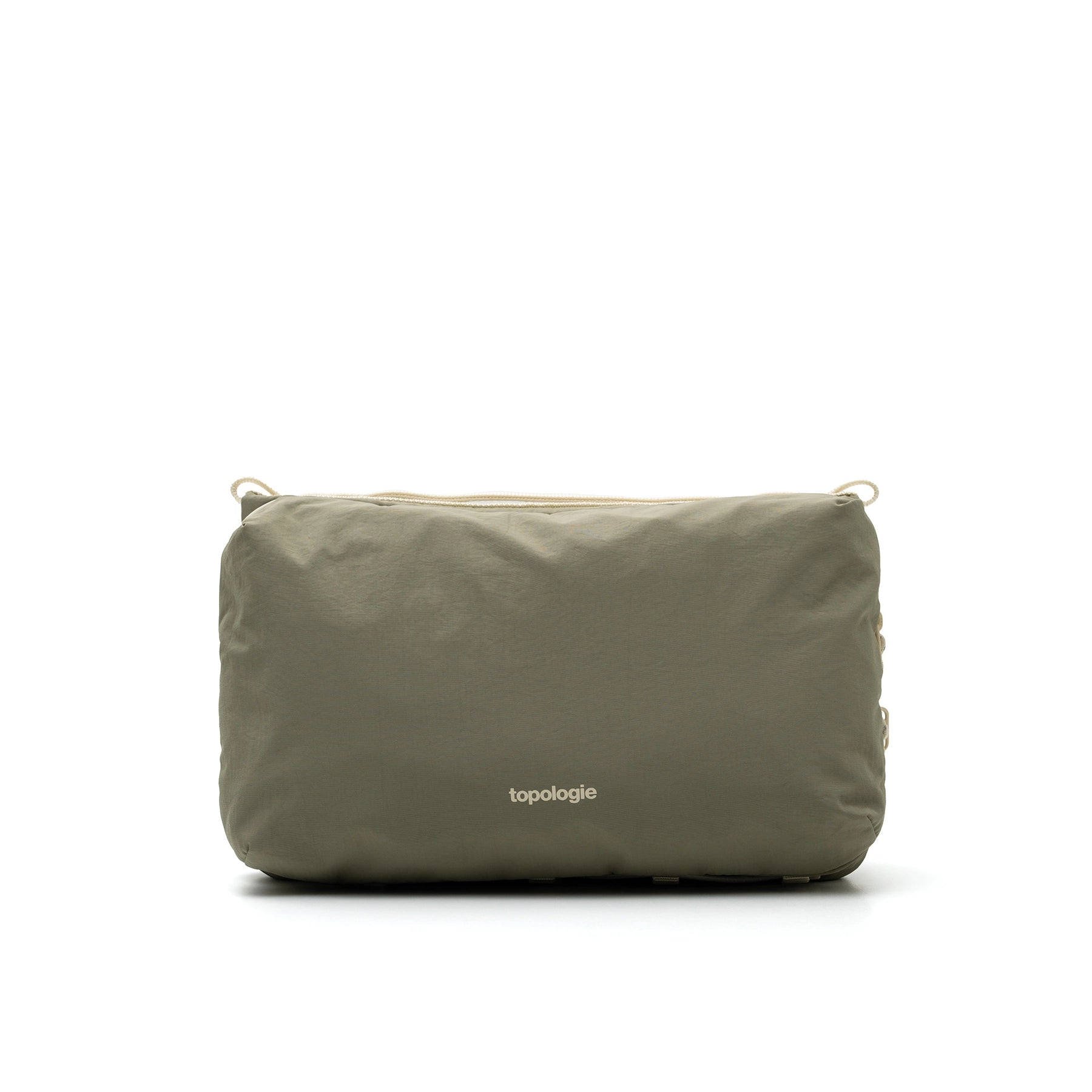 Bottle Sacoche Large Moss Putty Papery Bag - Functional & Chic