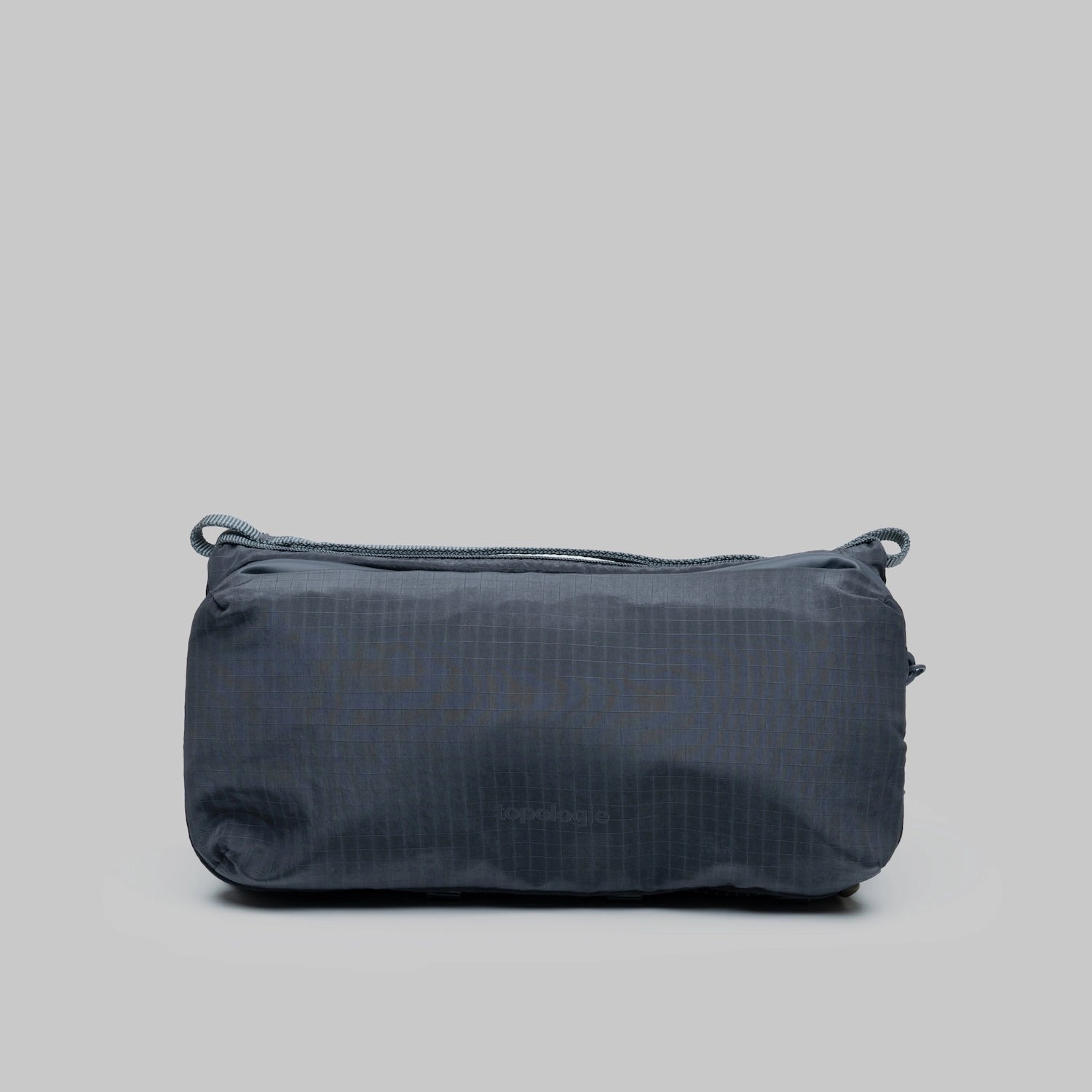 Bottle Sacoche Medium Burnt Ash Vintage Ripstop Bag in water repellent fabric with zipped compartments