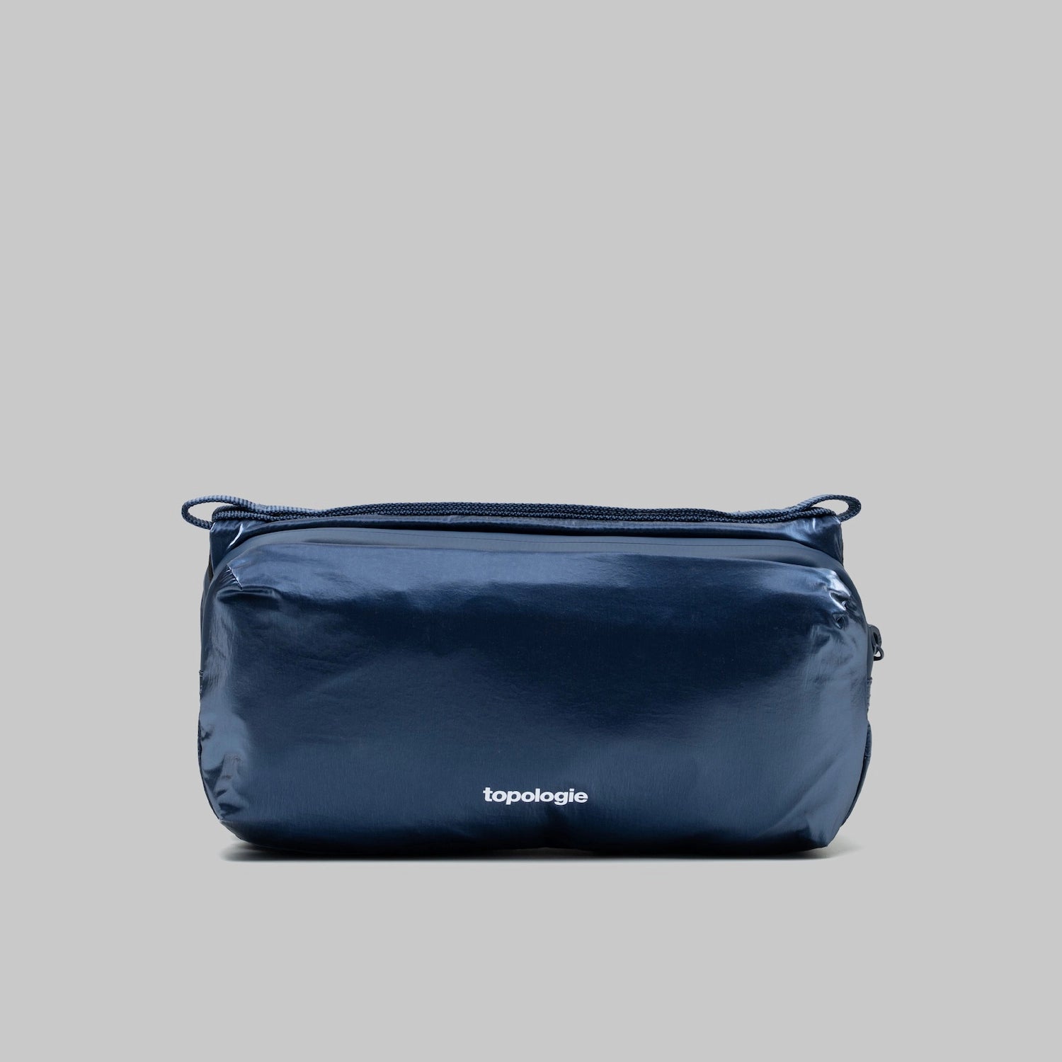 Bottle Sacoche Medium Marine Blue Metallic Tas
