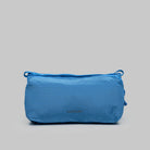 Bottle Sacoche Medium Sonic Vintage Ripstop Bag in blue with zippered compartments and water repellent fabric.