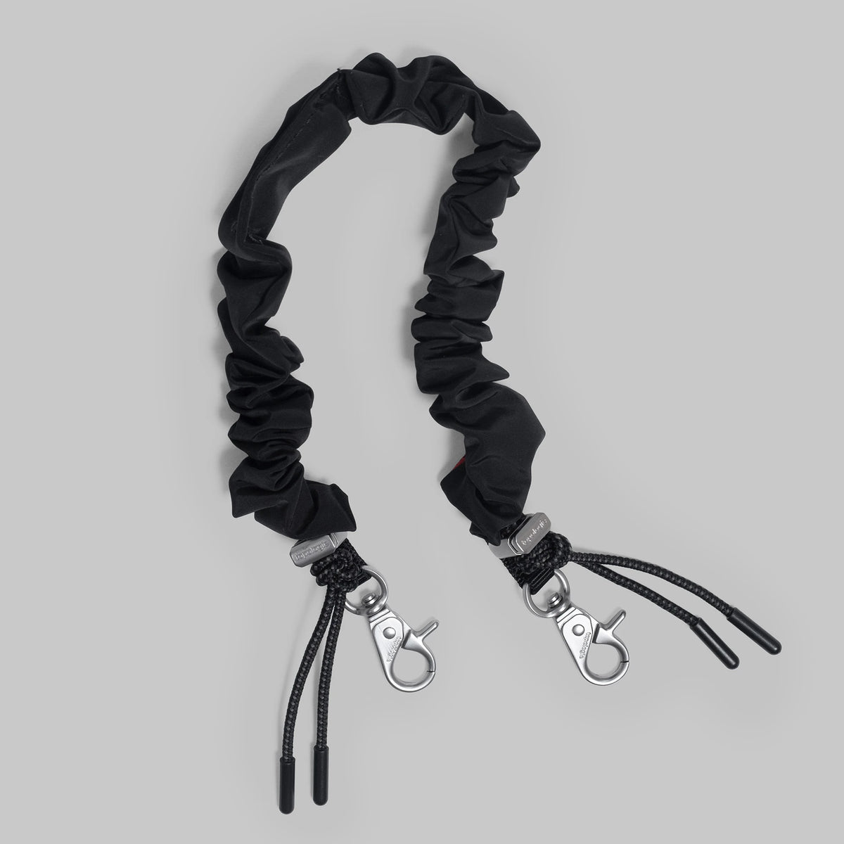 Bungee Wrist Strap Black Tech Sateen
